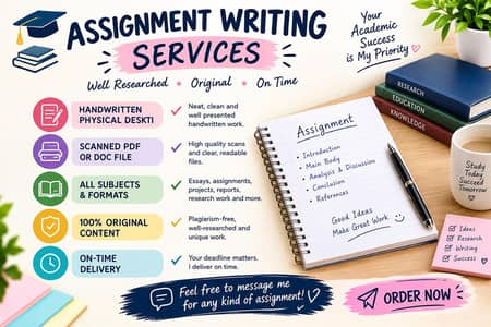 Handwritten Assignment Writing Services