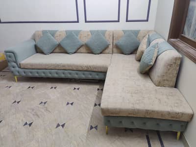 L Shape 7 Seater Sofa Set