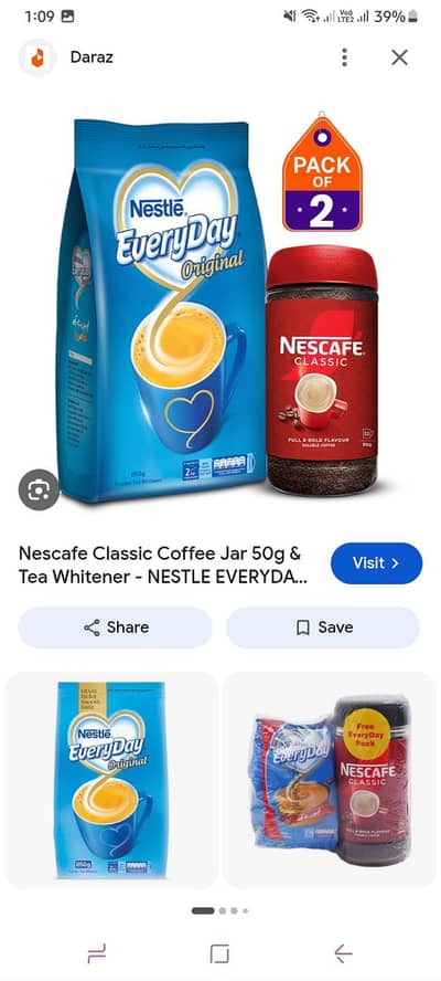 nescafe coffee r everyday milk