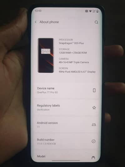 One Plus 7T Pro
