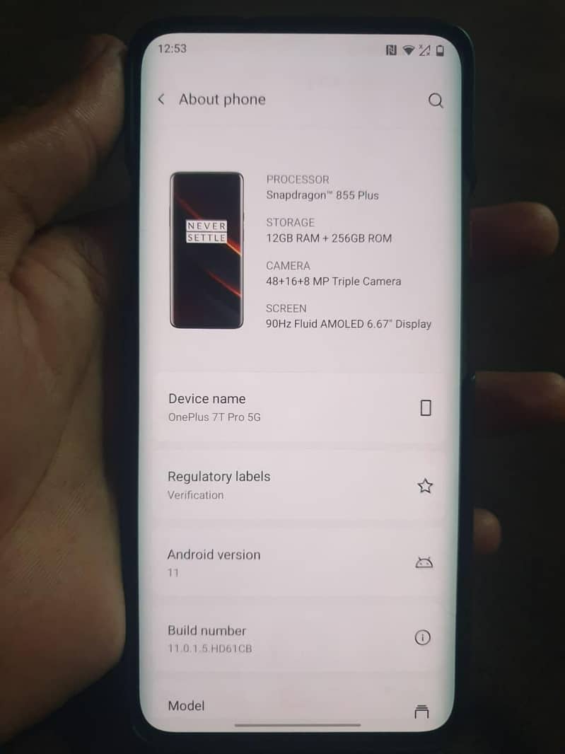 One Plus 7T Pro 0