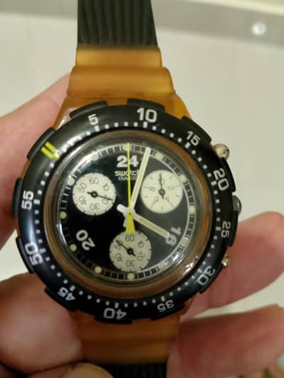 Swatch Coronograph Fibre Swiss Made. 0322,%212%9191,