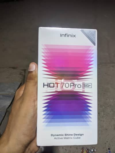Infinix hot 70 pro 5g box pack