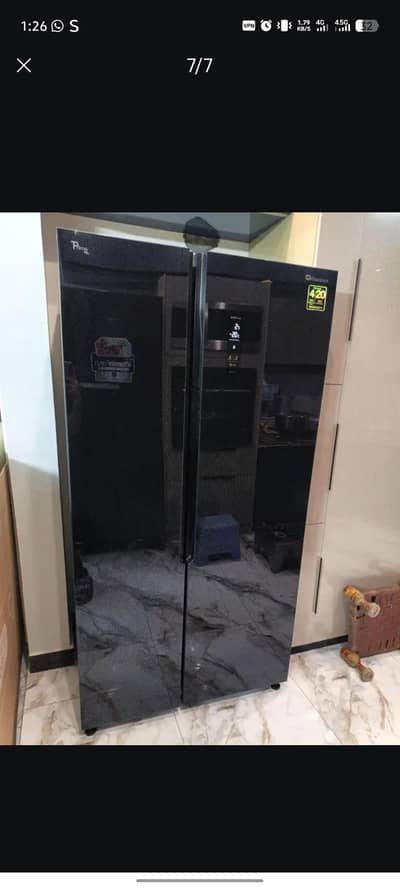 Dawlance brand new refrigerator black colour