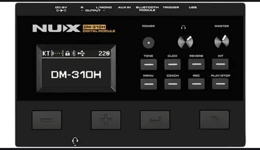 The NUX DM-310H is a professional-grade all-mesh electronic drum kit