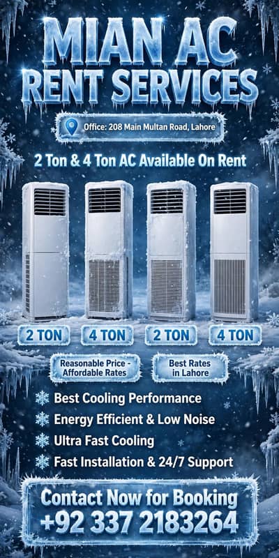 Ac Rental Services / Reasonable Prices