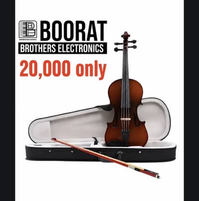 4x4 size wooden high quality violin available brand new