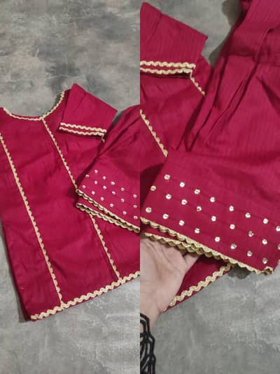 baby and ladies stitching