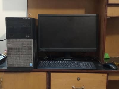 *Intel i5 4690 | 12GB RAM | 256GB SSD +500GB HDD | 21" Lenovo Monitor