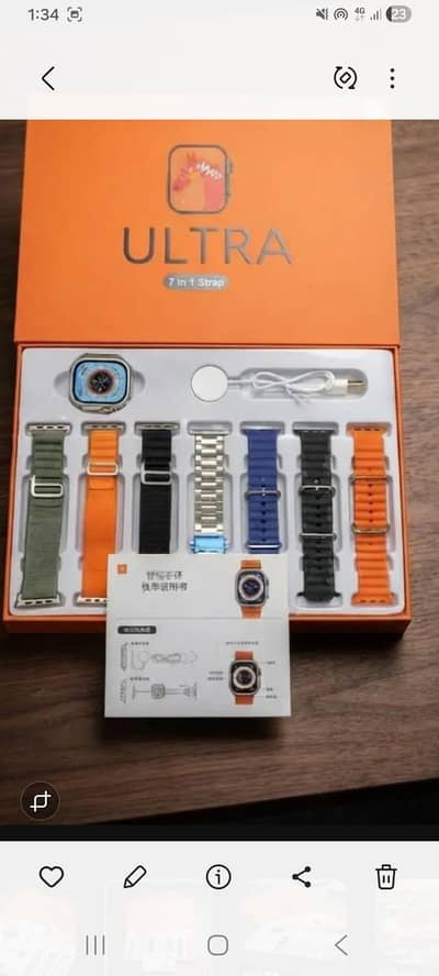 Ultra 7 in smart Watch curren 7 straps men's Watch new