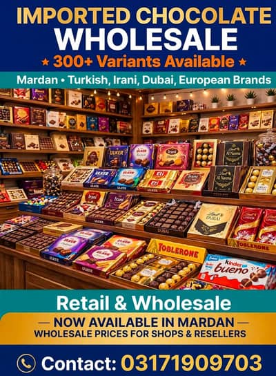Imported Chocolate Wholesale - 300+ Variants - Mardan