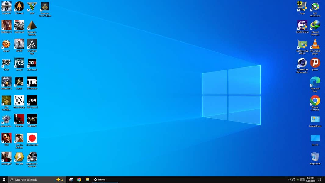 Core i5 2500k  Desktop ONLY without GPU 6