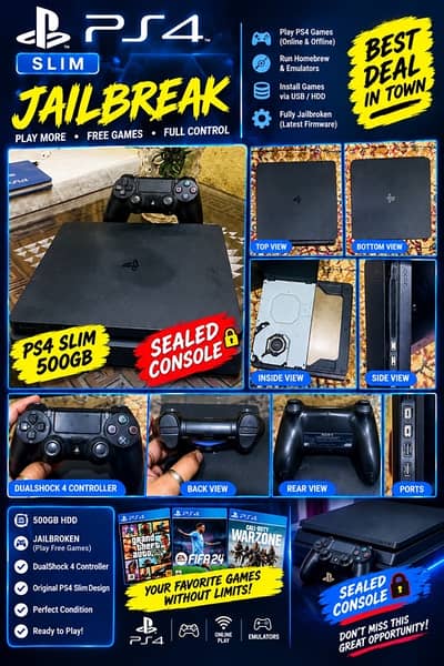 Playstation 4 slim jailbreak Ps4