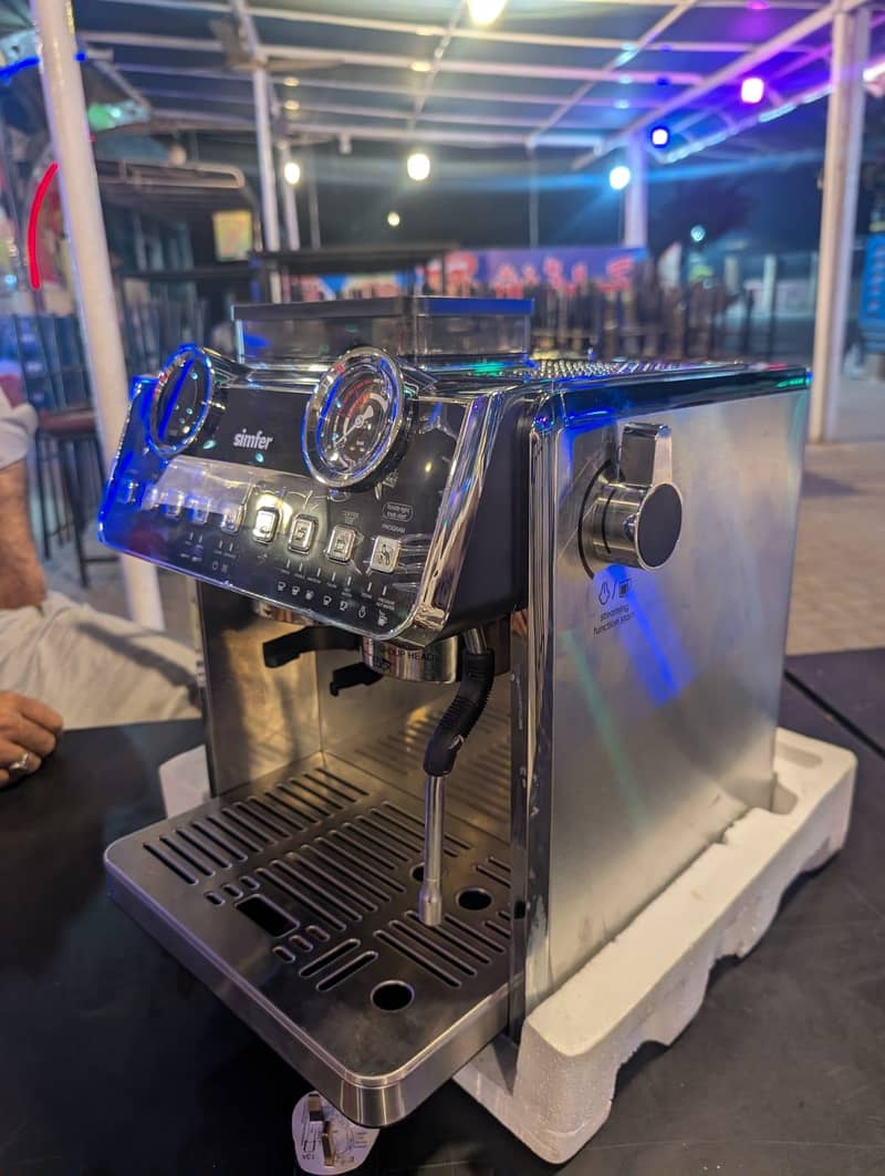 simfer coffe machine with grinder 1