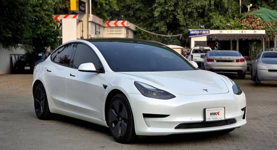 Tesla Model 3 2021 model luxurious electric car Ev better than byd