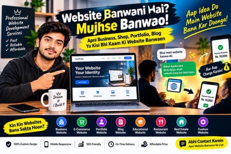 agar website banvani hai to ham sai rabta karaan