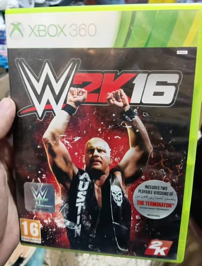 WWE 2016 / W2K16 - Xbox 360 Game DVD (Used)