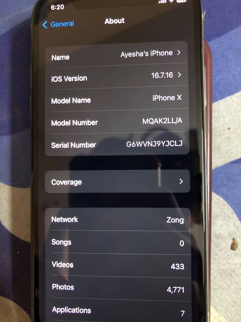 Apple iPhone X 0