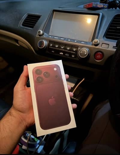 Apple iPhone 18 Pro Max Box Pack Non Active Factory Unlock Burgundy
