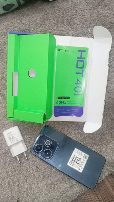 Infinix Hot 40i 16 GB 128 GB with original box and charger
