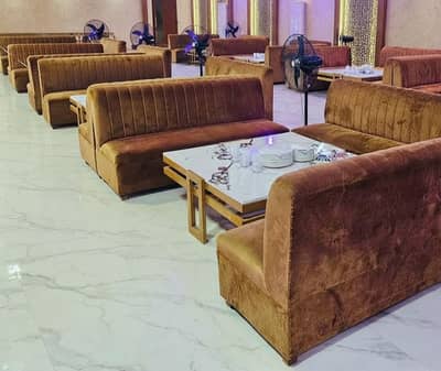 velvet poshish sofa | Good Condition | Marriage hall Outdoor catering
