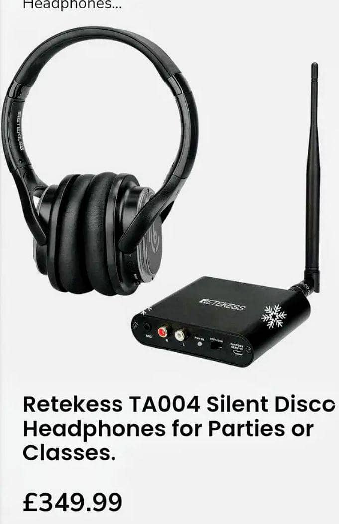 wireless long Range headphone. 5