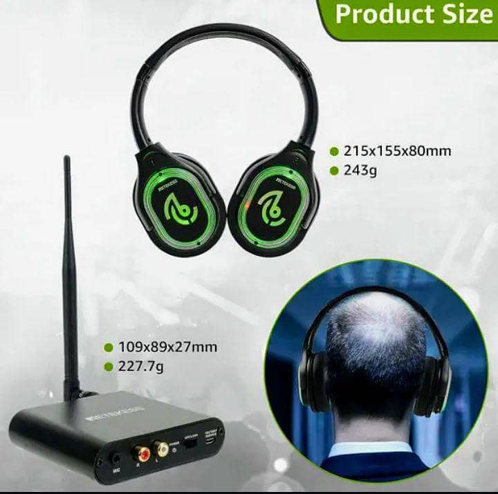 wireless long Range headphone. 6