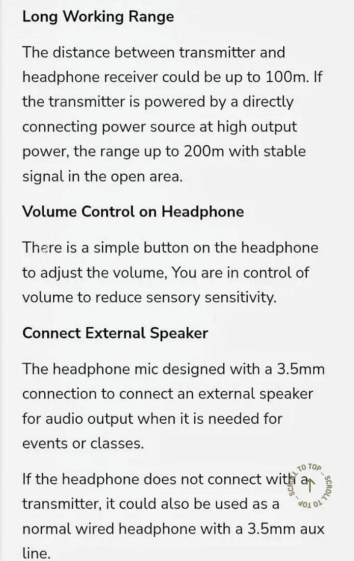 wireless long Range headphone. 11