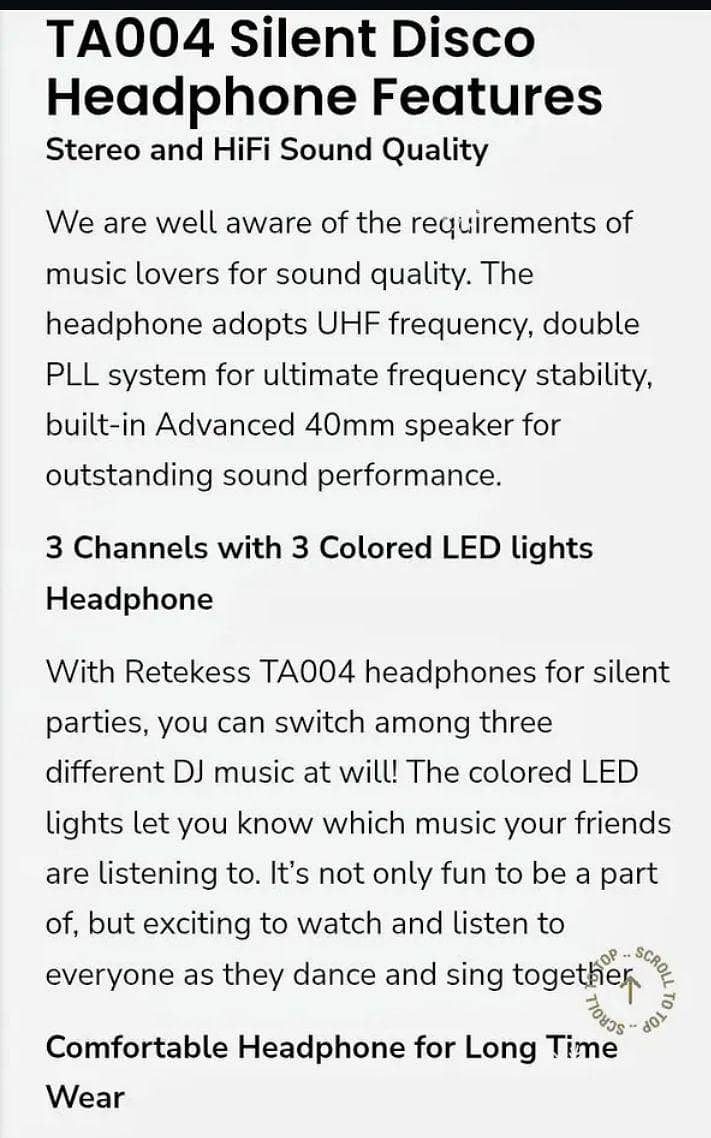 wireless long Range headphone. 13