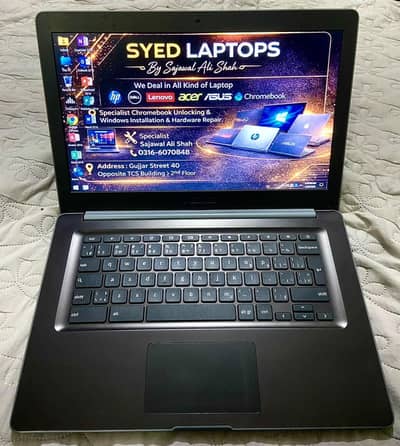 Asus Chromebook C403N / Celron 6th Gen / 4GB / 32GB / 14" inch Full HD