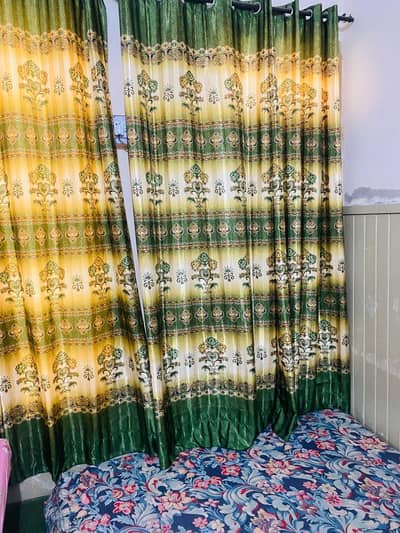 curtains and carpet