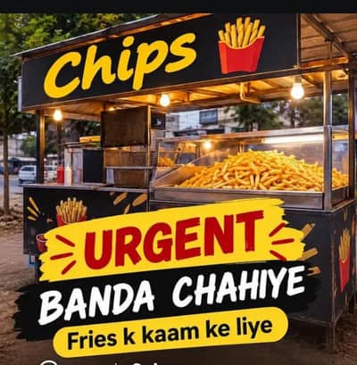 Fries stall karigar larka