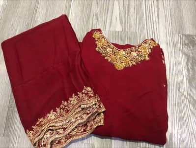 stitched 3pc dress