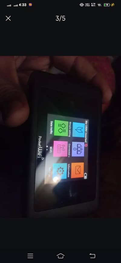 pocketwifi 4g All network sim used PTA approved type c cha