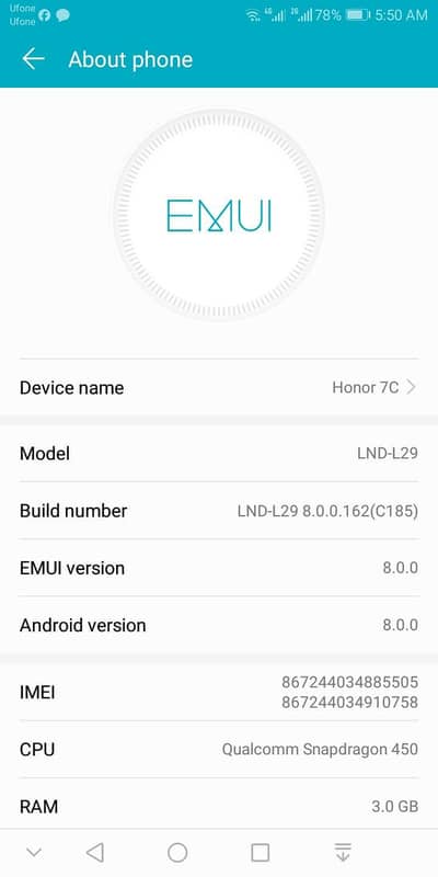 Honor 7C 03441567770