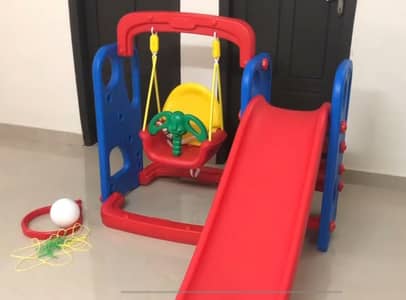 Slide and swing set for kids