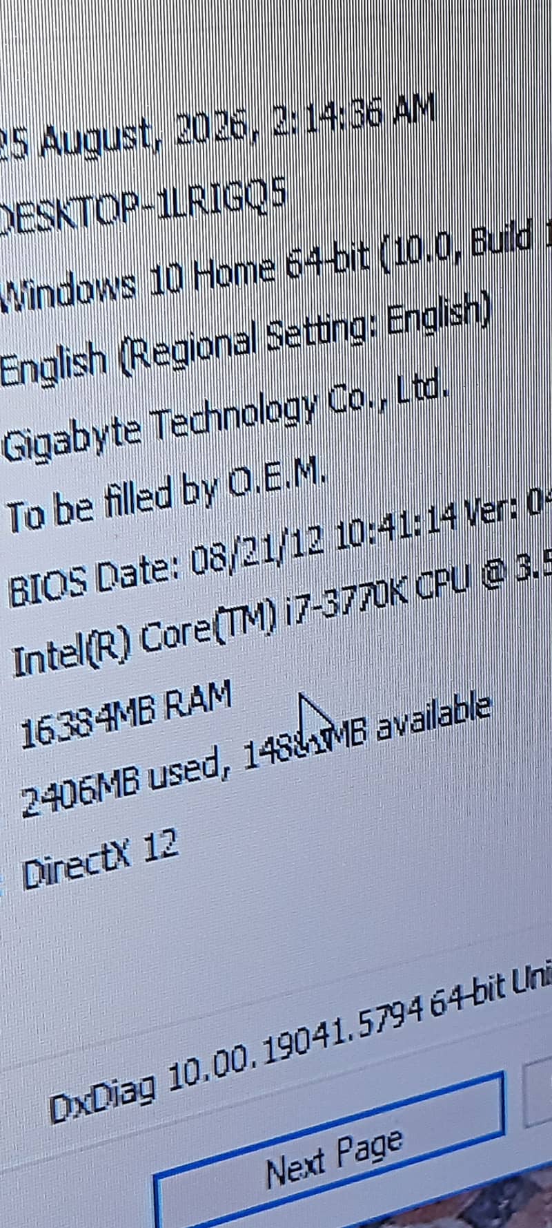 Intel i7 3rd gen gaming pc 8