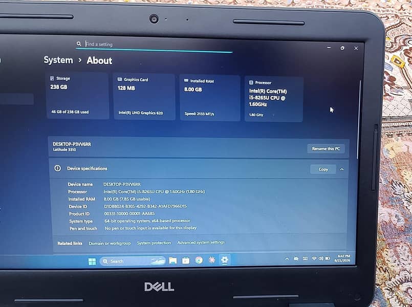 Dell laptop 6