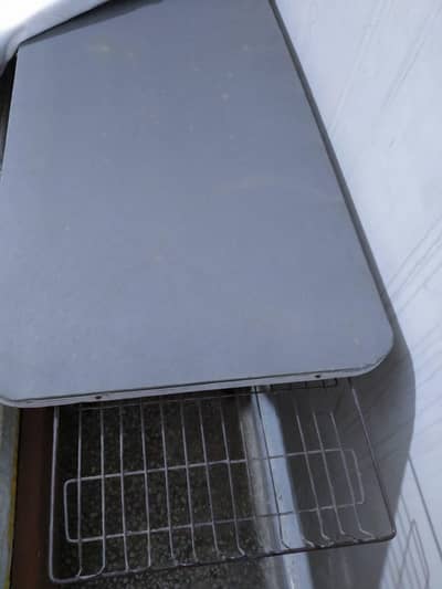 IRON TABLE WITH PORTABLE STAND