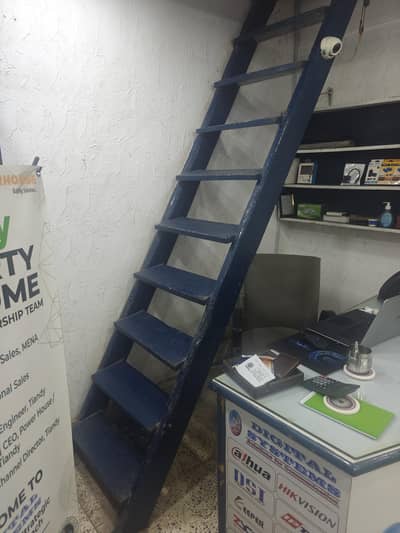 Wooden Stairs for Shop