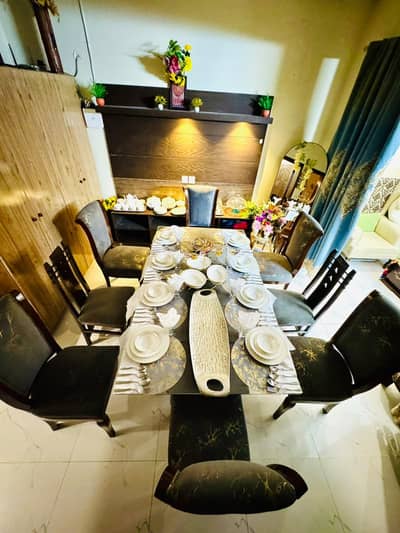 wooden dining table