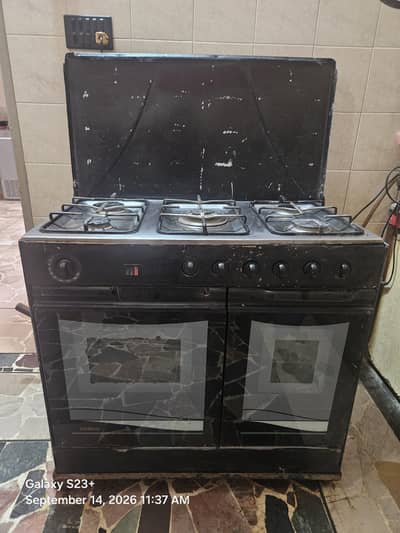 Canon 5 Burner Cooking Range with Gas Oven