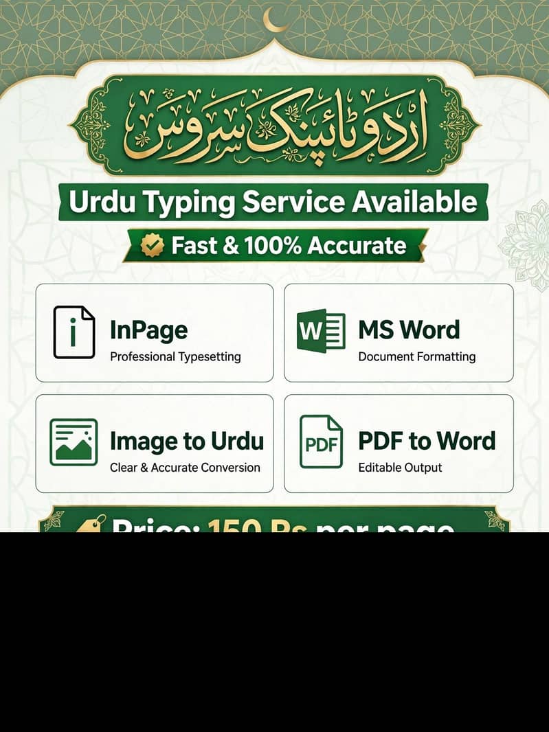 Urdu Thesis Composing, Assignment Typing - Karachi 0