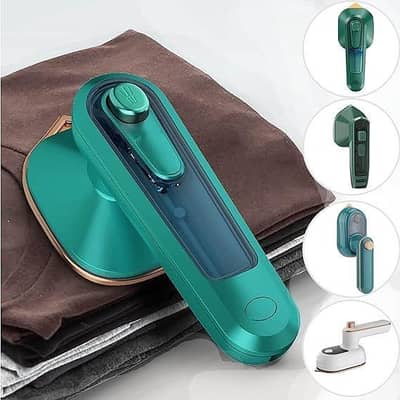 Portable iron with sprayable