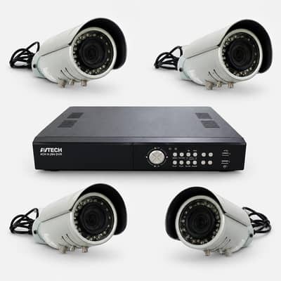 CCTV 4 Camera & 1 Device Brand New (Made in Taiwan) For sell.