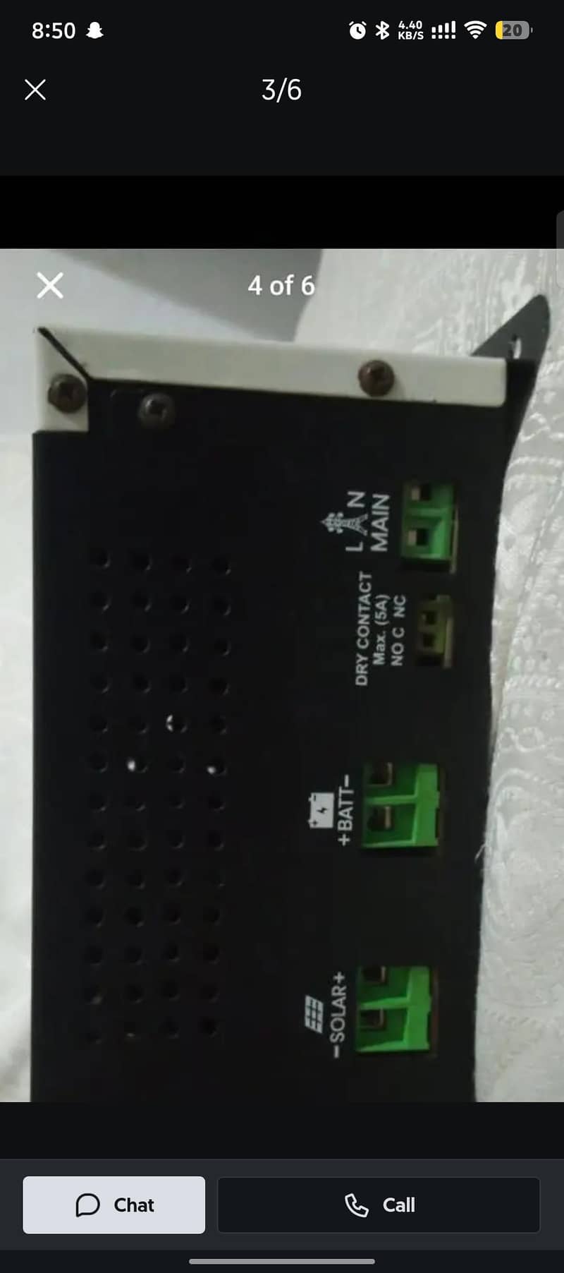 all okay working from a same time charging controller 5