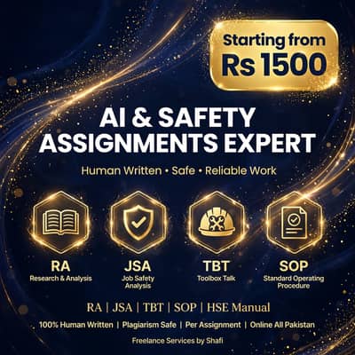 Safety Docs Expert RA JSA TBT SOP HSE Manual From Rs1500 Human Written