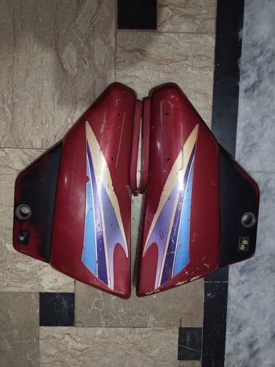 Honda CD 70 tanki tappy mud guards front back silencer available