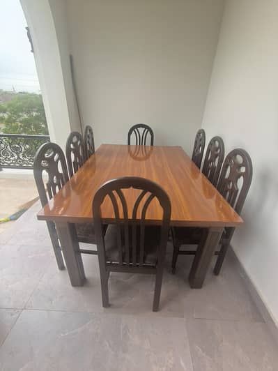 wooden table 8 SEATER