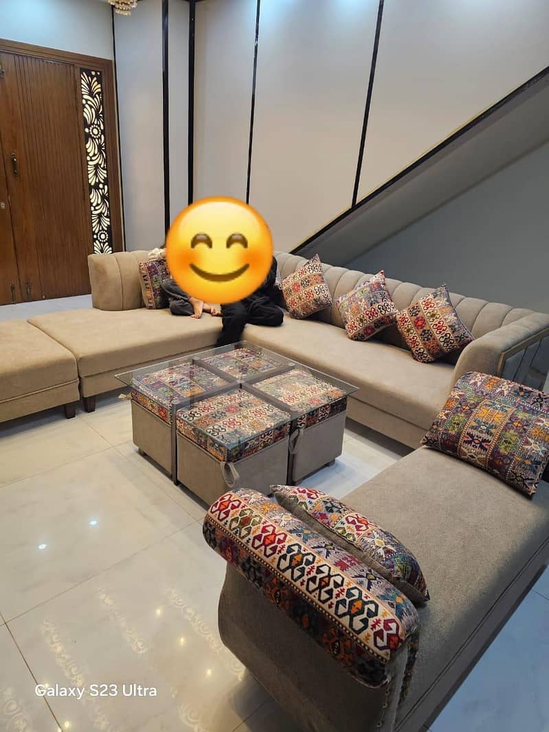 Bubble L Shape Sofa 0